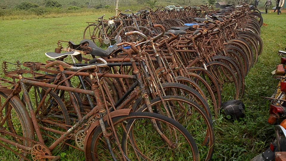 FPU Struggles With Growing Stockpile of Seized Motorcycles and Bicycles in Masaka