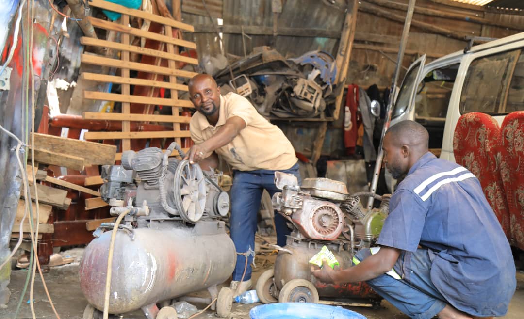 Emyooga Funds Transform Lives of Mechanics and spare part dealers in Kibuye, Kampala