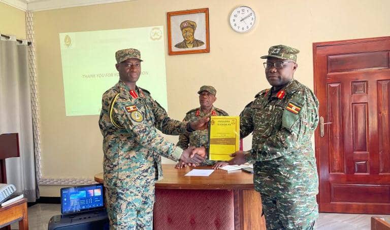 Gen Kajuba takes over as UPDF Armoured Division deputy commander