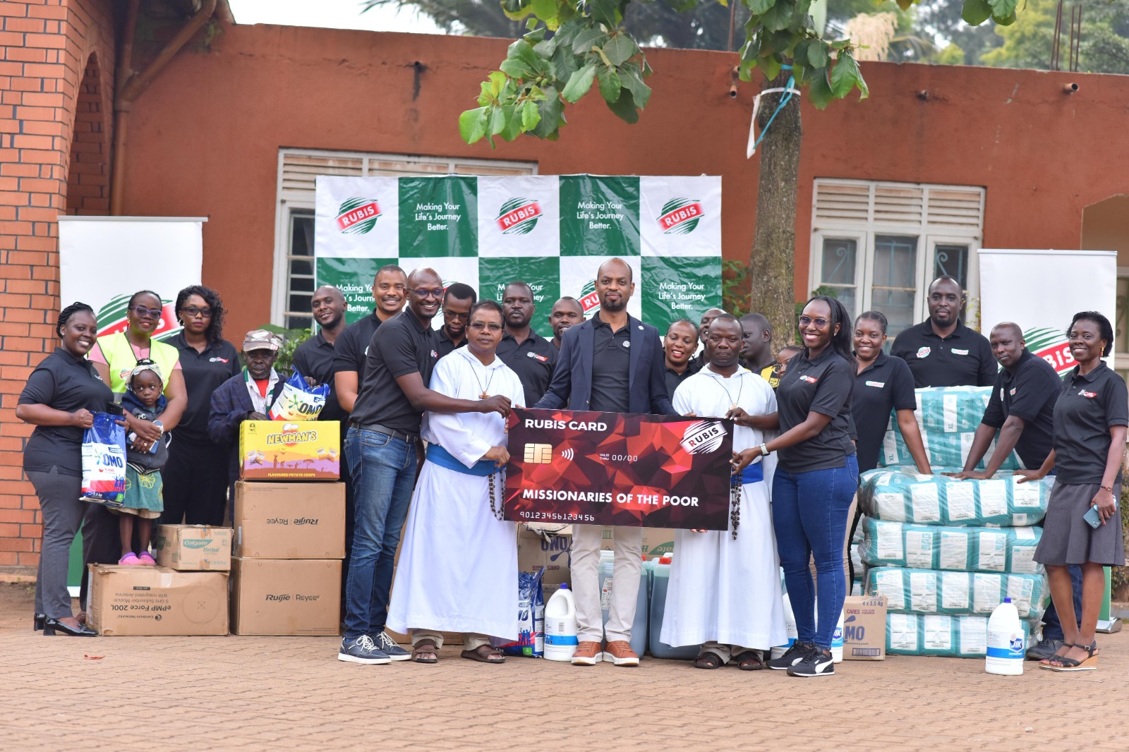 Ugandans Urged to Support the Needy as Rubis Energy Donates to Missionaries of the Poor