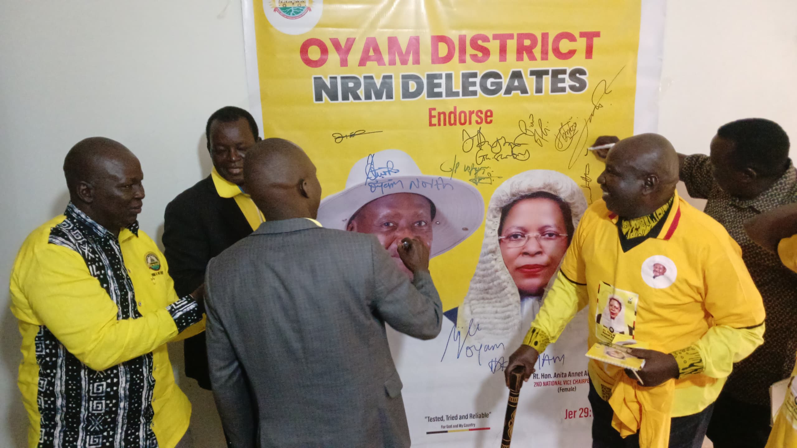 Among Seeks Lango Support for NRM CEC Seat Bid