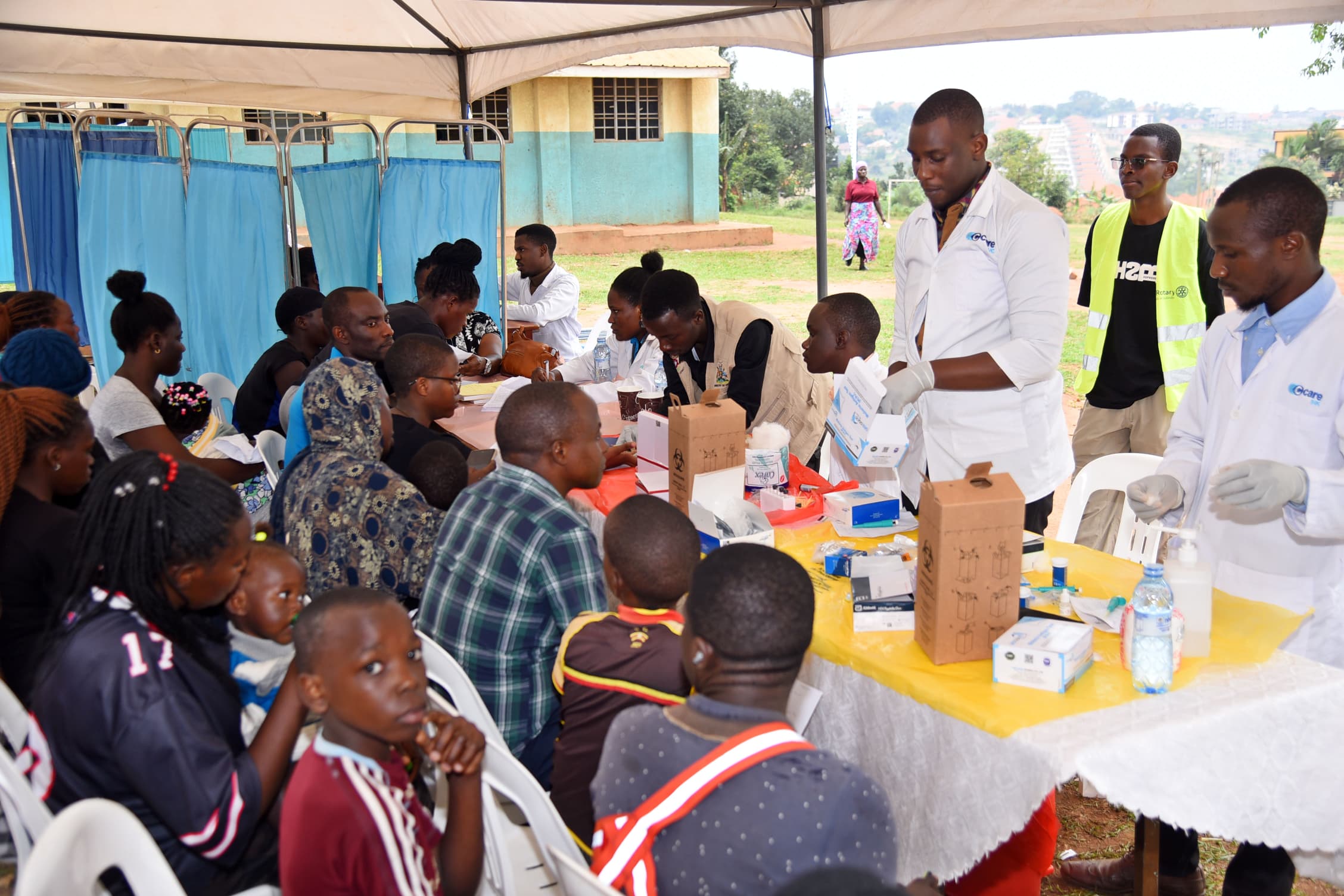 Rotary Club of Bulindo's Free Medical Camp Attracts Hundreds