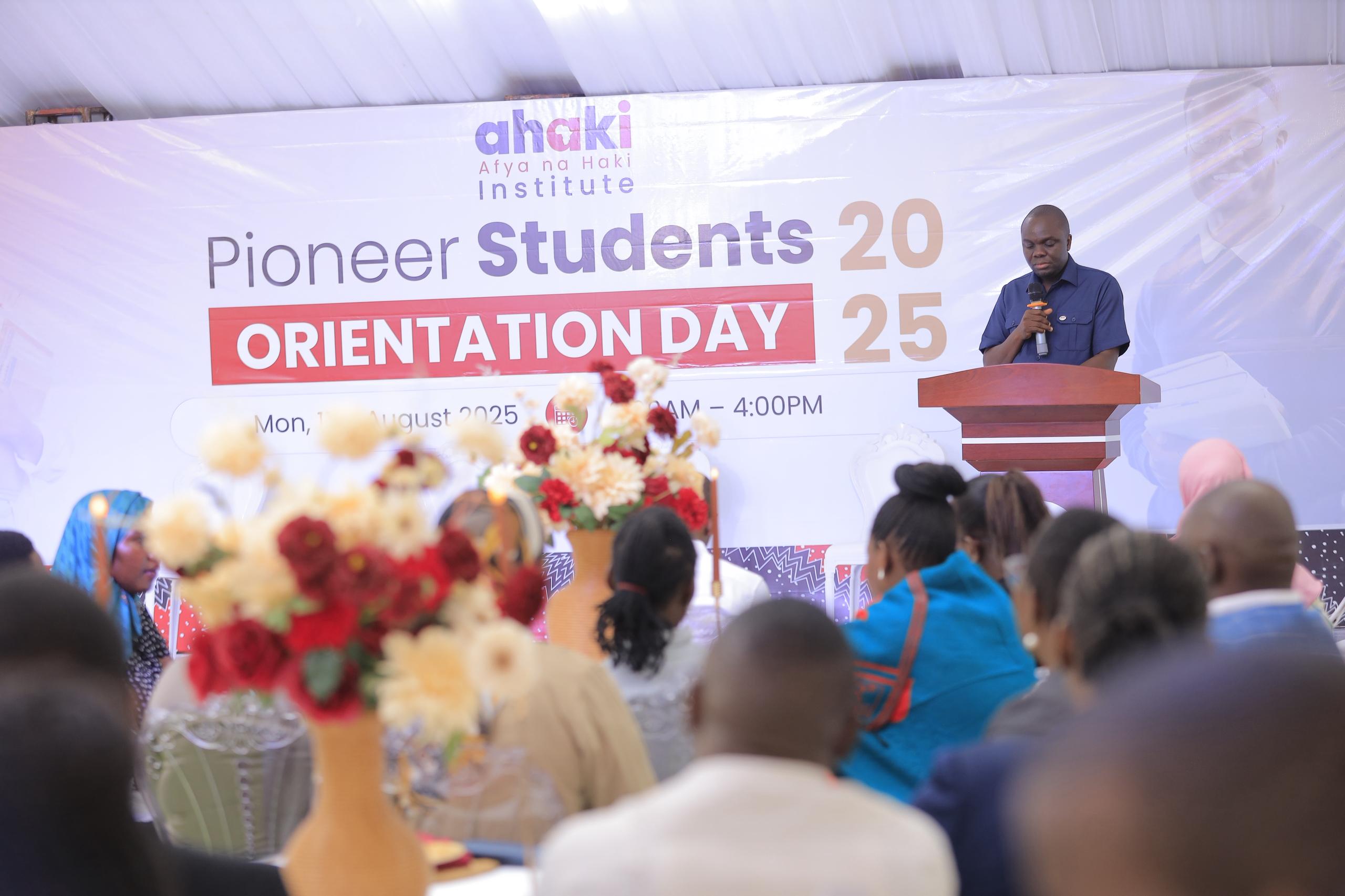 AHAKI Institute Holds Pioneer Orientation, Welcomes 110+ Students from Across Africa