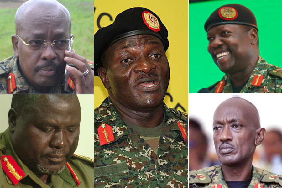 Generals Katumba, Kandiho Among 24 Retiring Top Generals