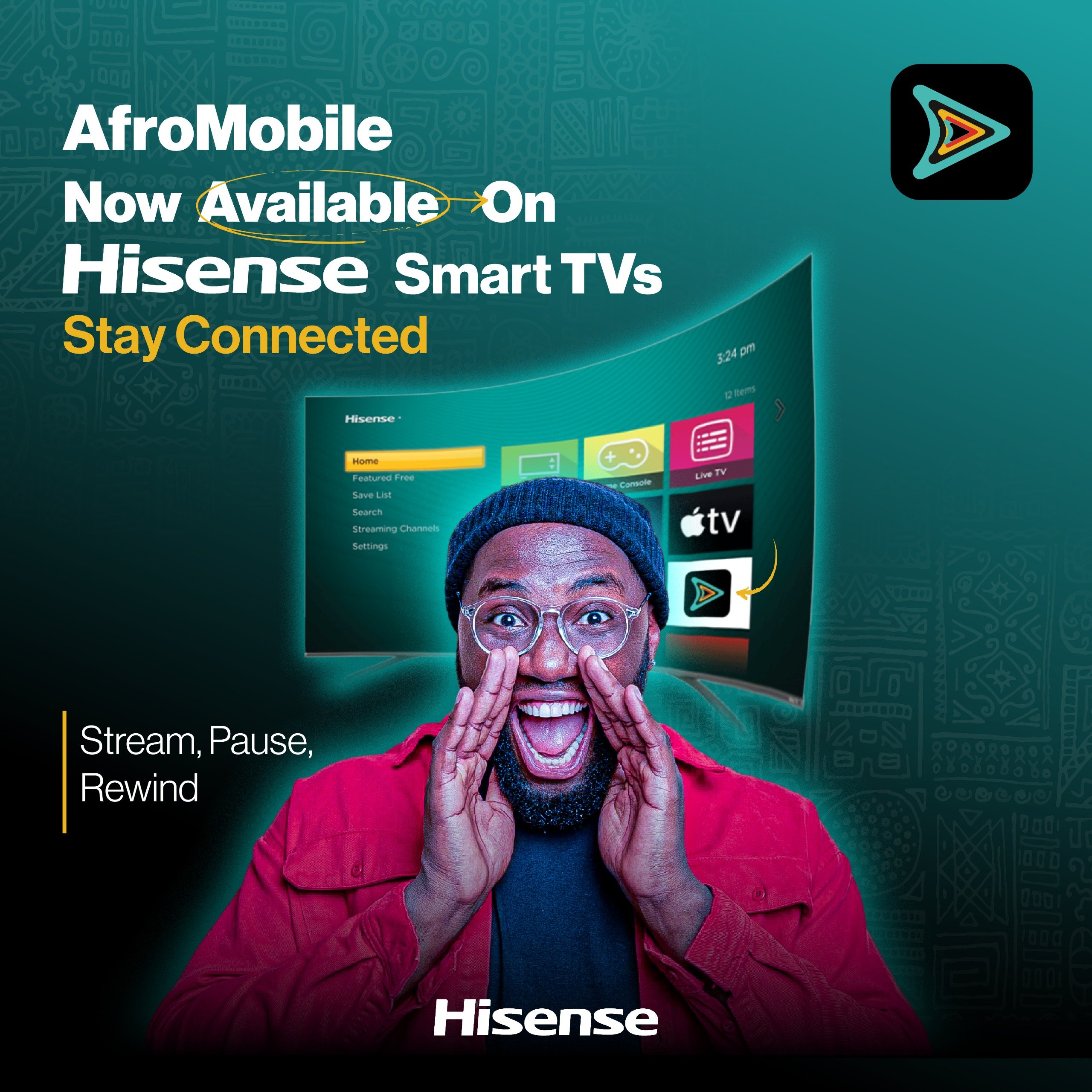 AfroMobile Partners with Hisense to Expand Access to Ugandan Content on Smart TVs