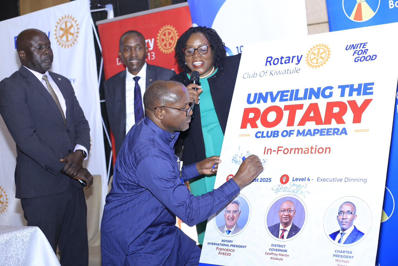 Centenary Bank Launches Rotary Club of Mapeera to Deepen Community Engagement