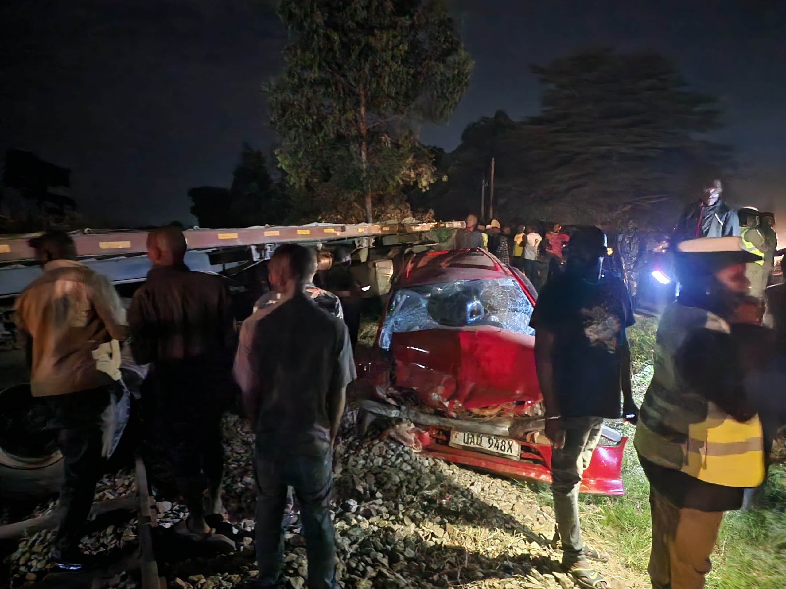BREAKING: Four Killed in Tororo-Mbale Road Crash Involving Trailer, Motorcycle, and Saloon Car