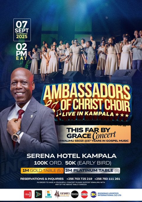 Gospel Legend Mwalimu Ssozi Joram Announces Star-Studded "This Far by Grace" Concert