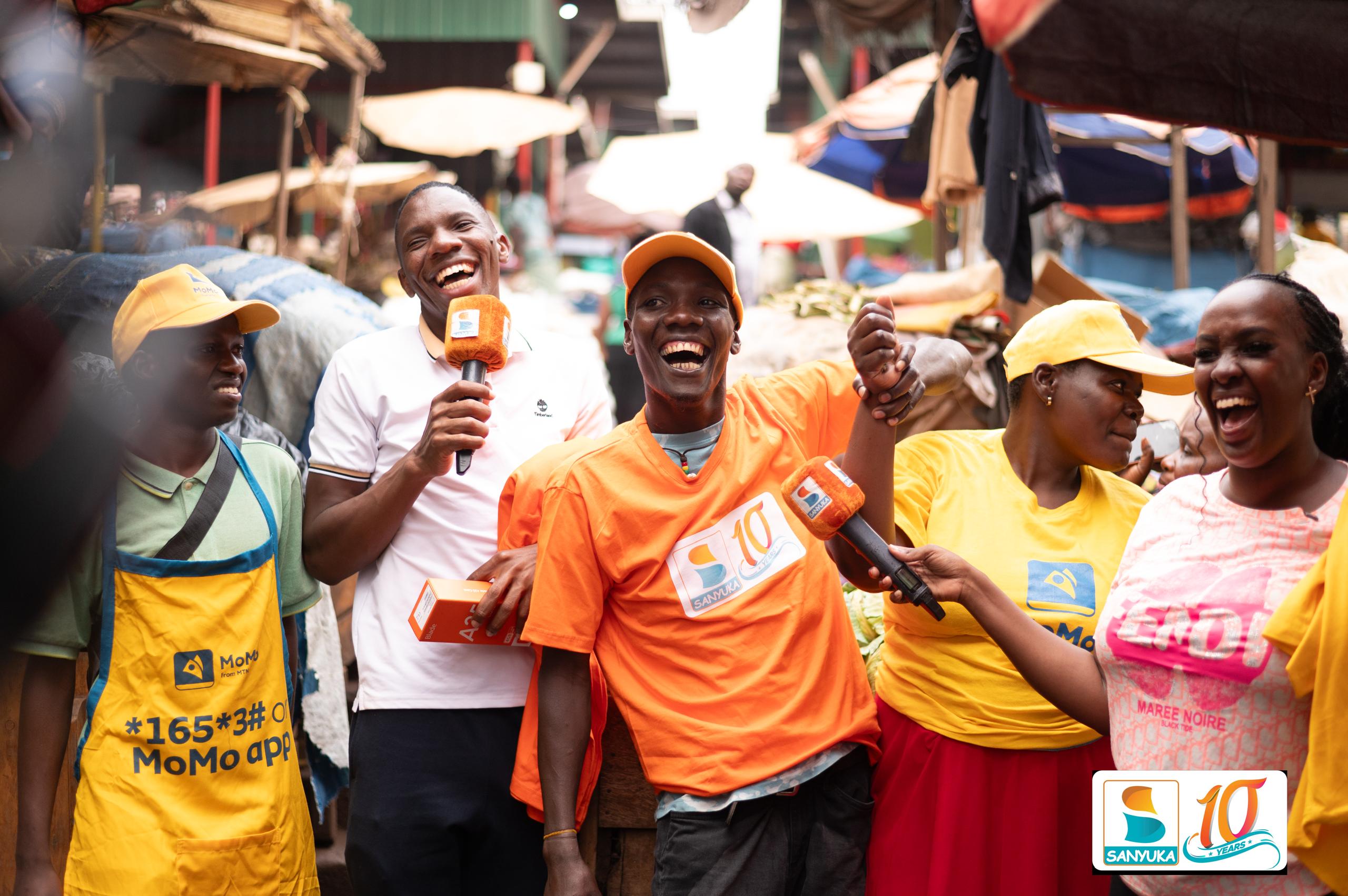 Sanyuka TV’s “OWAKABI Katale Vibe” Lights Up Kasubi Market with MTN MoMo Power