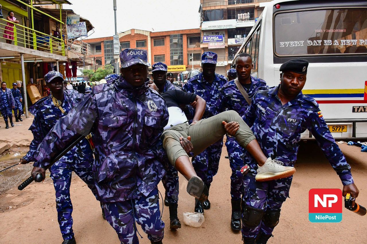 PHOTOS: No Room for Bargain as Police Crush Kampala Traders Protest