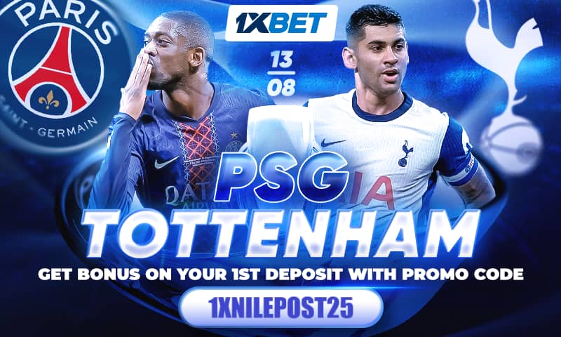Paris Saint-Germain vs Tottenham Hotspur: bet on the exciting battle for the UEFA Super Cup on 1xBet!