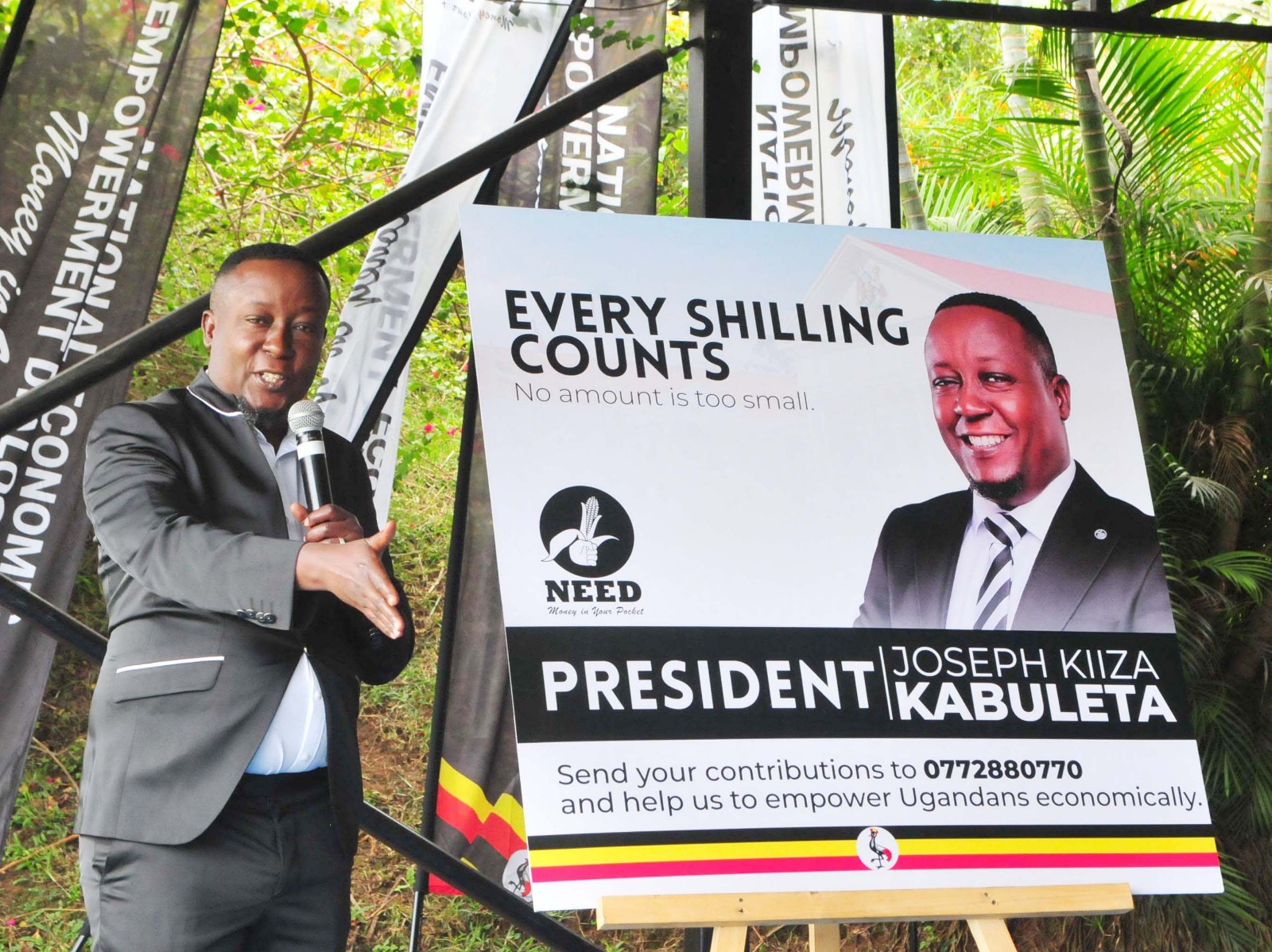 Kabuleta Announces Changes in NEED Party’s NEC After Top Members defect to PLU, DP