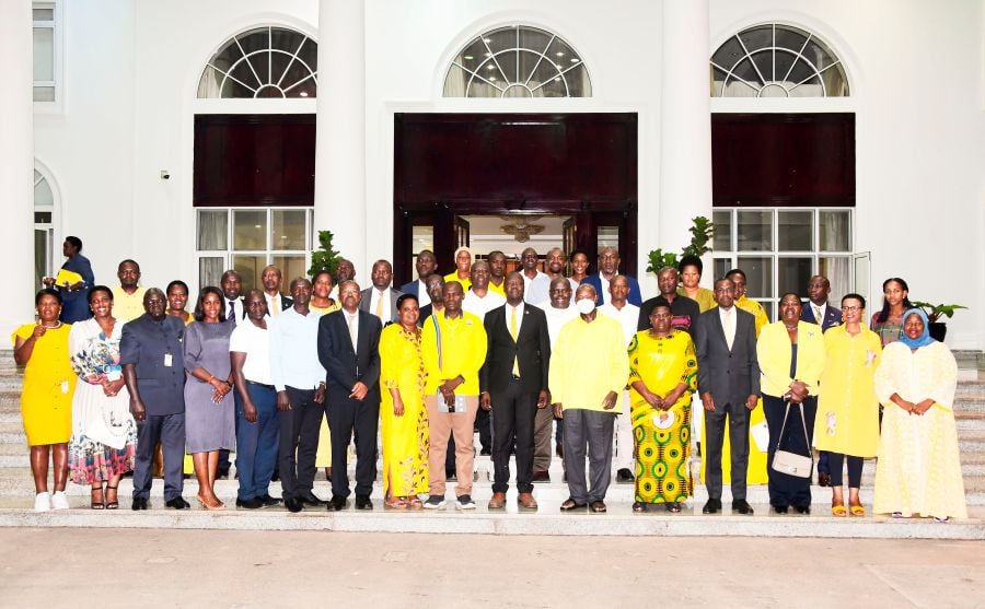 Museveni Meets NRM Buganda Parliamentary Caucus
