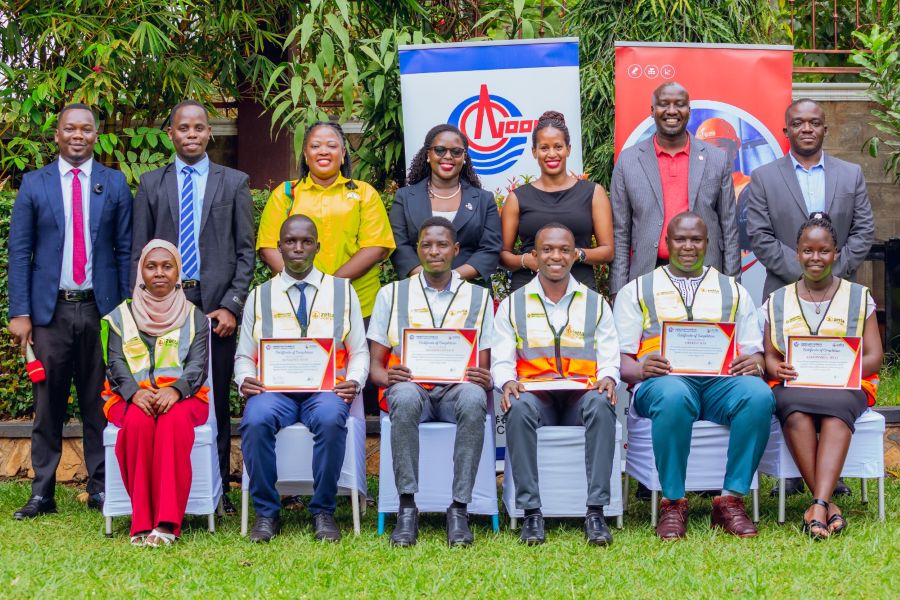 100 Ugandans Get Certified with International Skills Through CNOOC ECITB Program