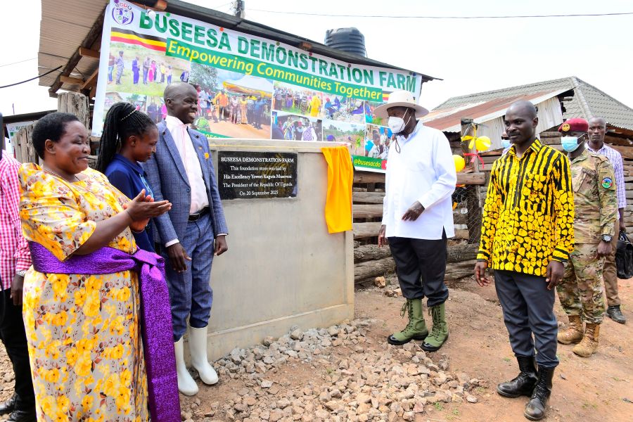 Museveni Impressed by Busesa Demonstration Farm in Kibaale