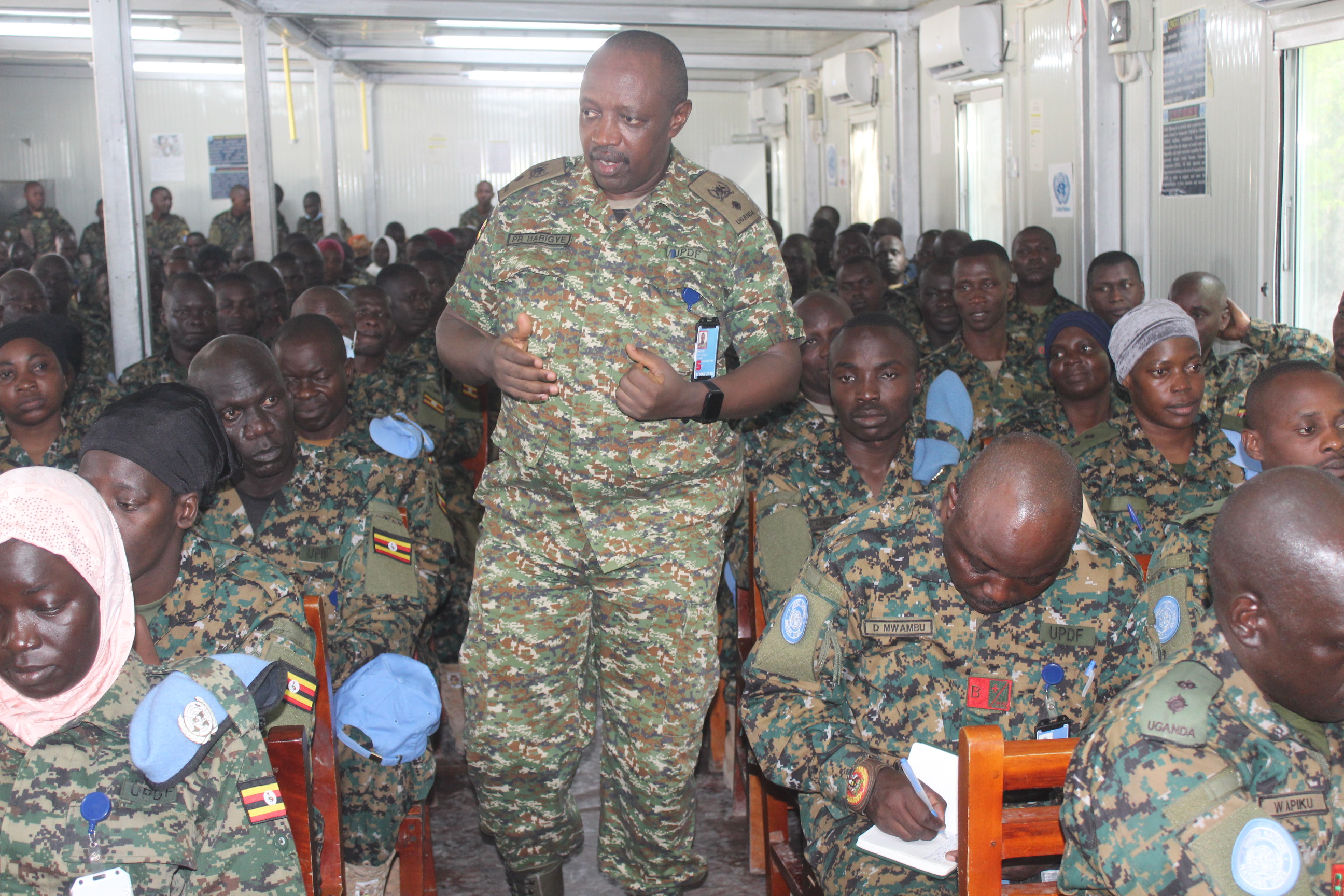 UNGU-XI Troops Undergo Training on Family Support , Medical Safety