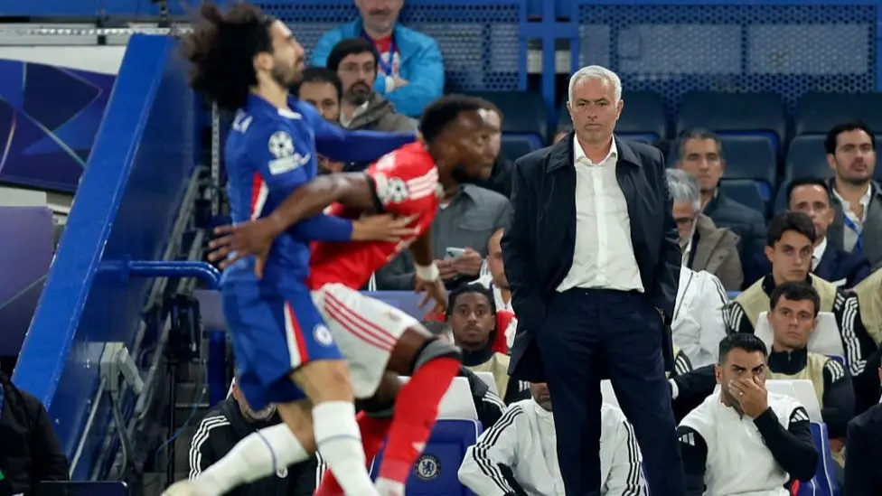 Mourinho defeated on Chelsea return as Blues beat Benfica