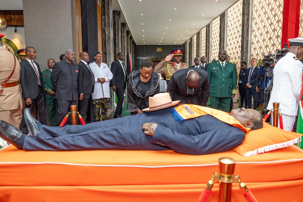 Ruto, Leaders Pay Final Respects to Raila Odinga as Body Lies in State