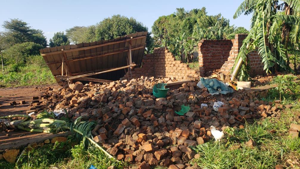 Storm Destroys Homes and Crops, Leaving Dozens Homeless in Luweero