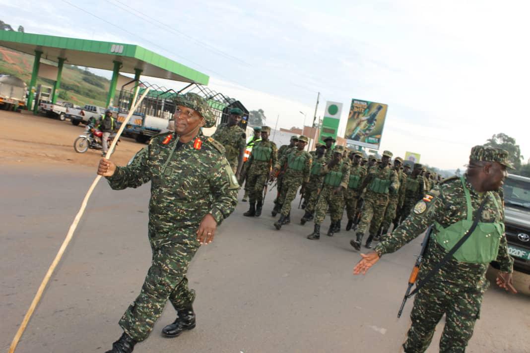UPDF Second Infantry Division Holds Route March in Mbarara