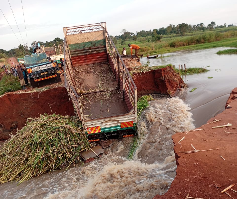 Namadope Bridge Collapse Cuts of Iganga-Luuka Road