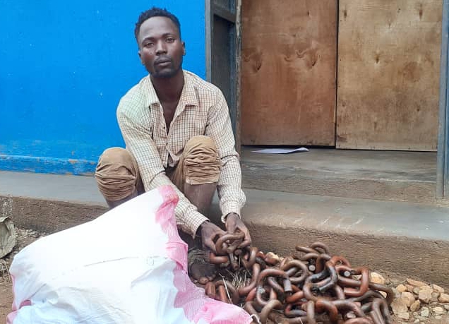 Railway Vandal Nabbed With Fasteners in Mukono