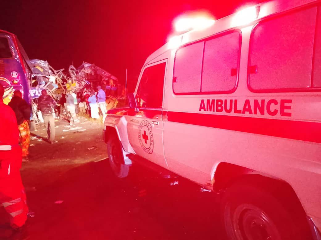 Red Cross deploys four ambulances as rescue efforts continue after Kampala–Gulu accident