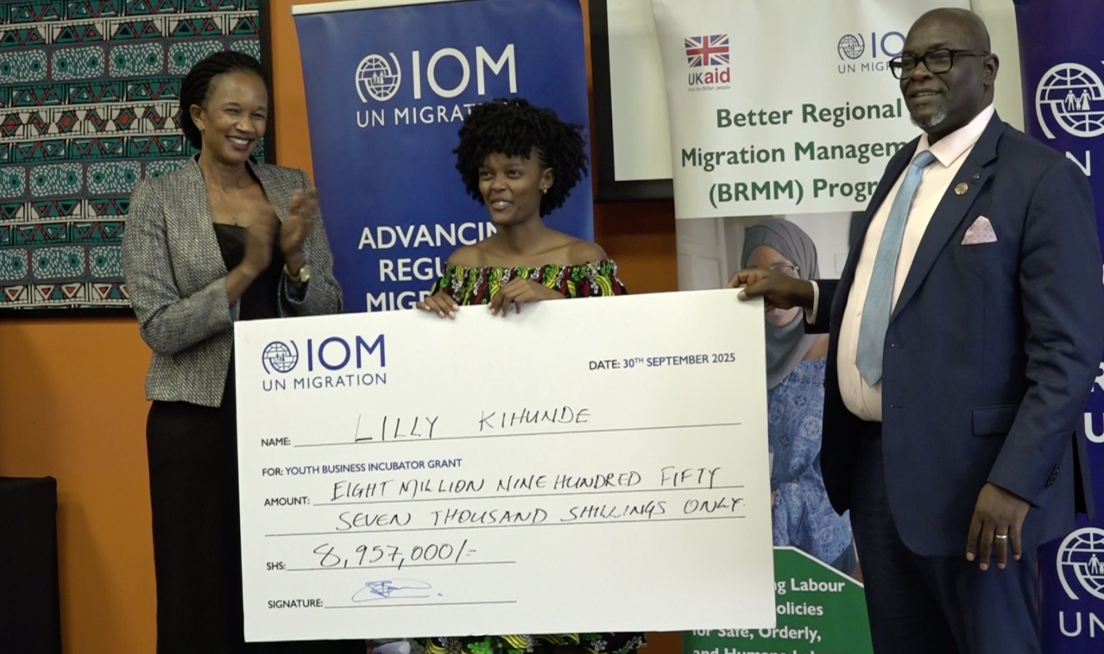 UN, Migration Agency Support Youth Entrepreneurs with Shs115m Grants
