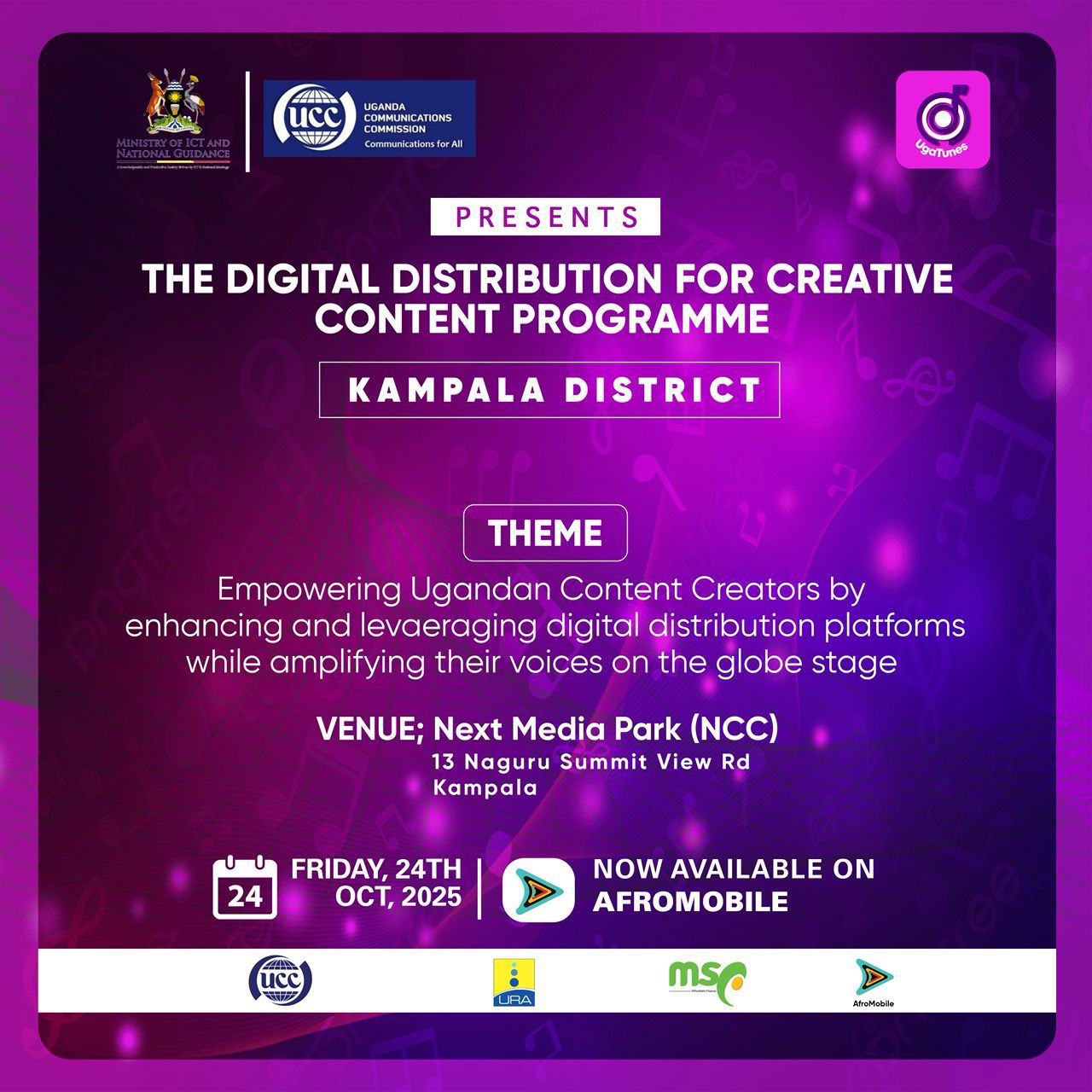UgaTunes, AfroMobile and UCC Host Final  Business Clinic in Kampala