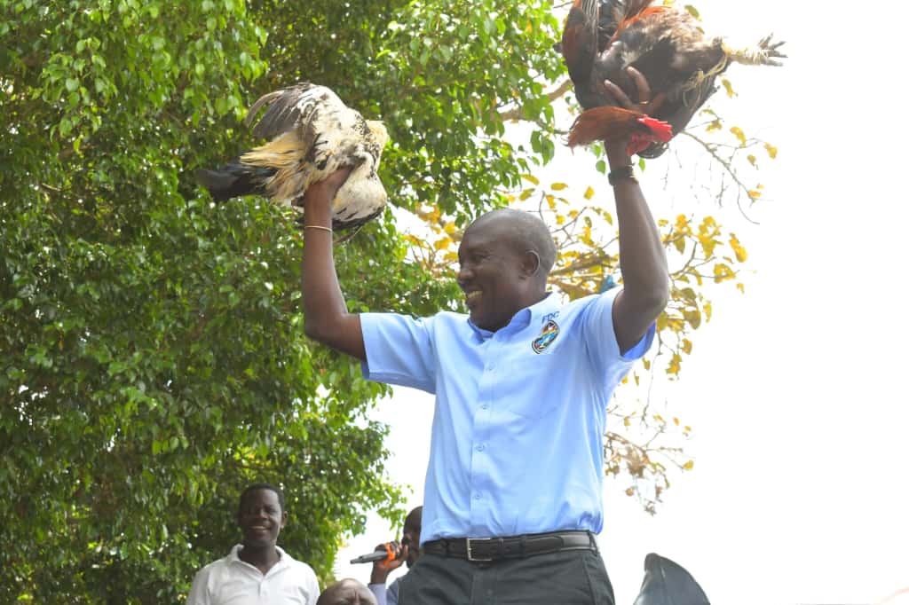 Teso Residents Shower Mafabi with Goats and Chickens
