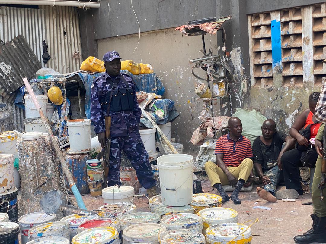 Police Crack Down on Counterfeit Paint Factory in Kampala