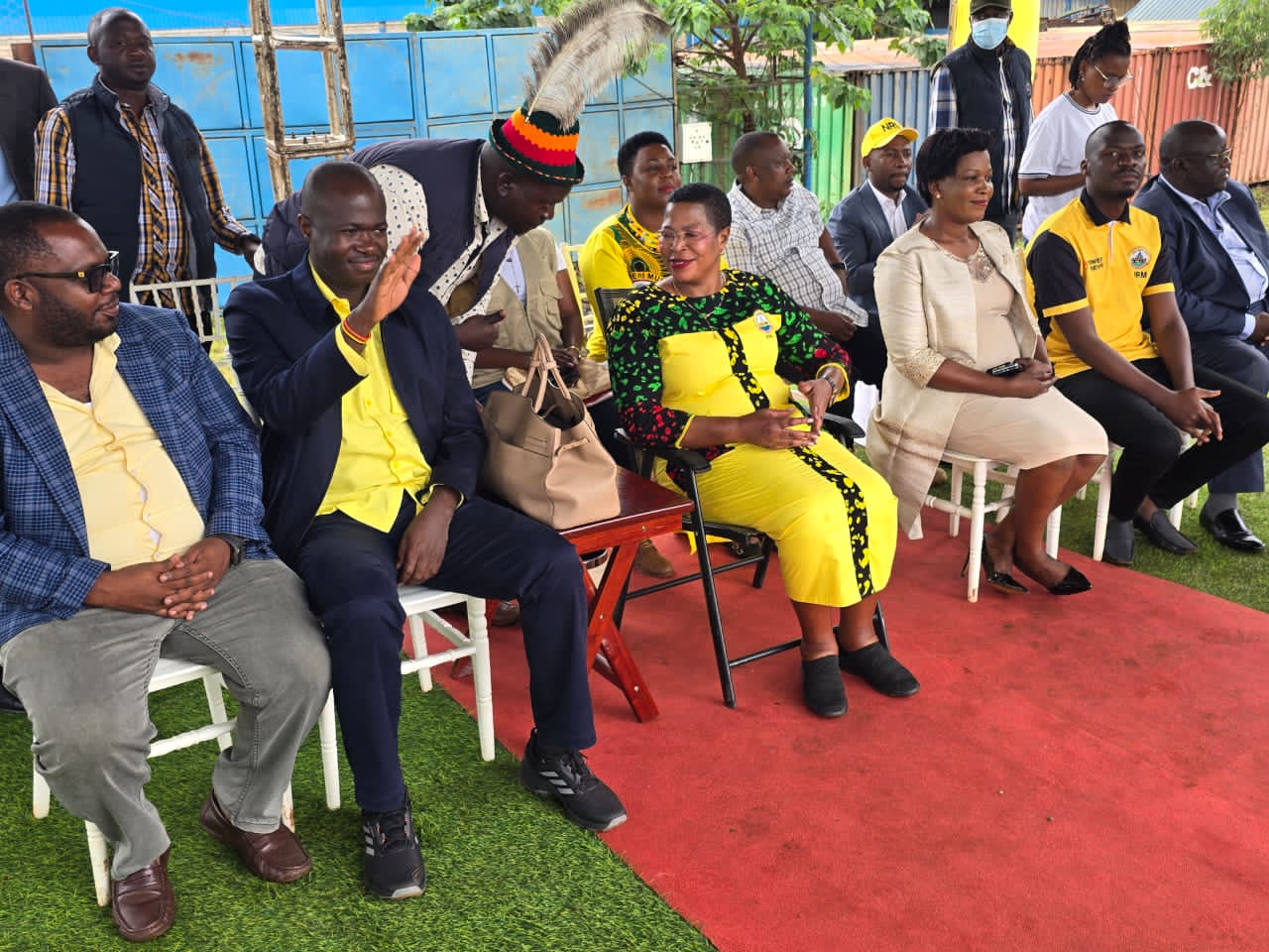 Speaker Among Urges Yogi Steels Workers to Back President Museveni and NRM Flagbearers