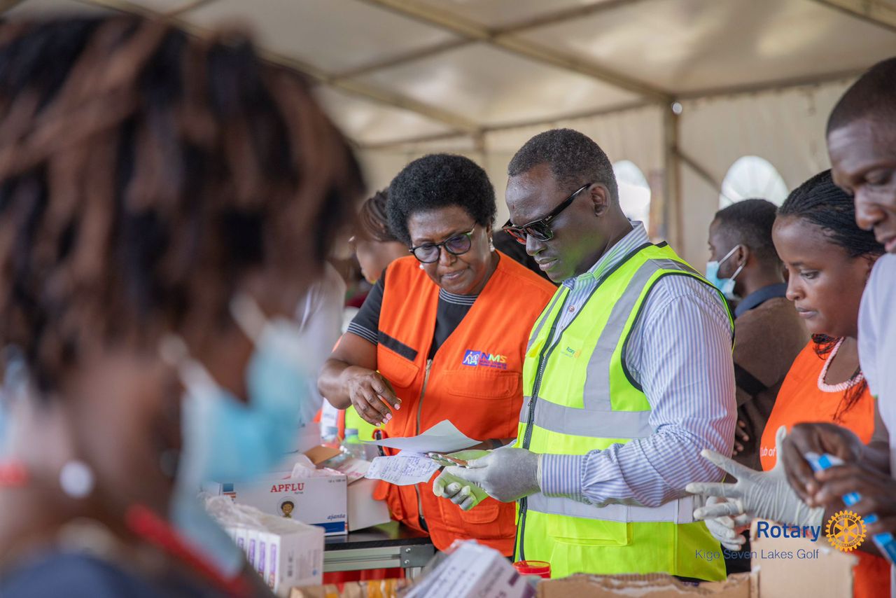 Rotary Clubs, NMS Bring Life-Changing Medical Camp to Buganda