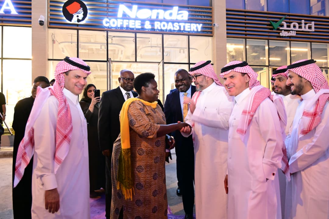 VP Alupo Launches Uganda's Nonda Coffee Shop in Saudi Arabia Capital, Riyadh