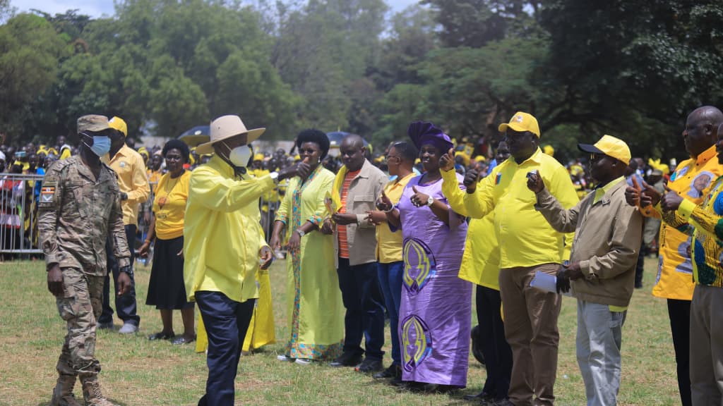 I Doubt my Opponents Can Protect Uganda’s Peace- Museveni Tells Lamwo