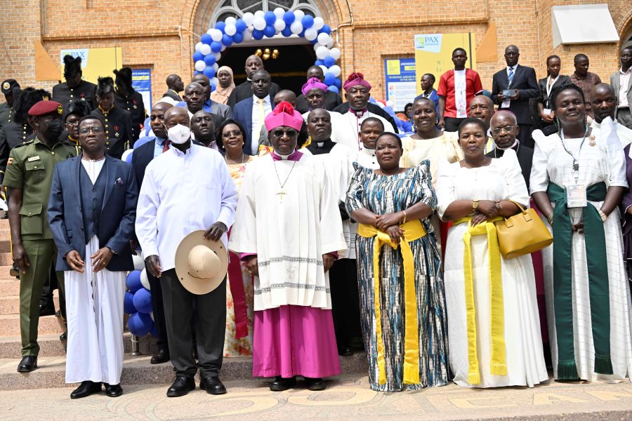 Museveni Urges Catholics on Hard Work, Service as Lubaga Cathedral Celebrates 100 Years