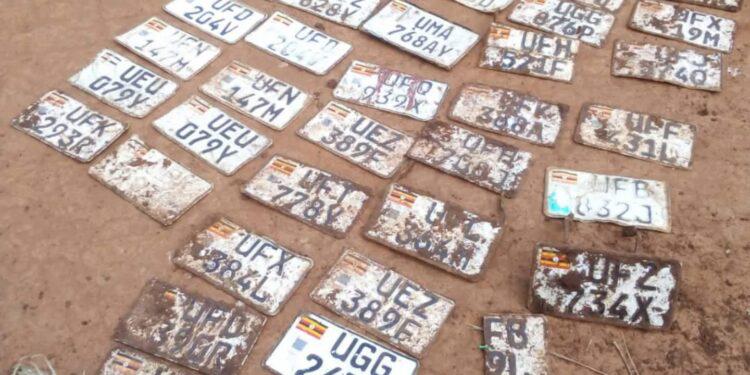 Police Bust Motorcycle Theft, Dismantling Racket, Recover 40 Number Plates in Oyam