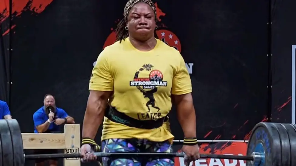 Briton wins world's strongest woman after trans athlete disqualified