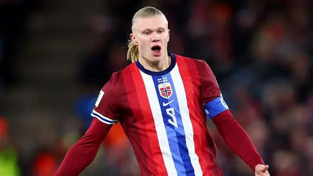 Haaland scores as Norway all but seal first World Cup spot in 28 years