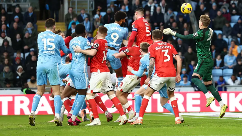 Coventry score 50th league goal of season in win over Charlton