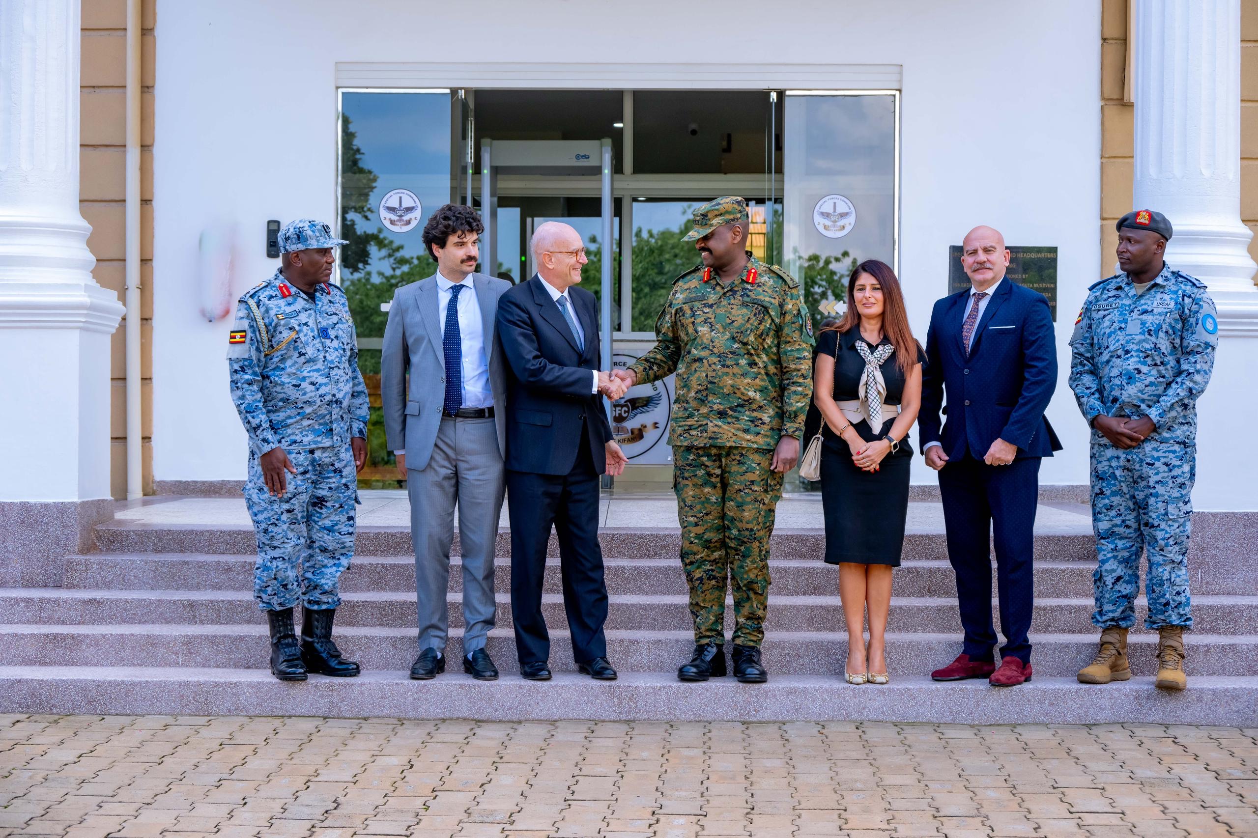 Muhoozi Meets Italian Delegation to Discuss Defence and Aerospace Cooperation