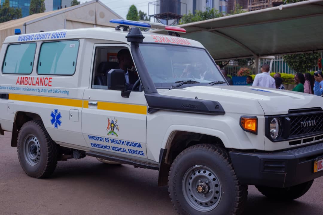 Mukono Strengthens Emergency Response with Two Modern Ambulances from UNICEF
