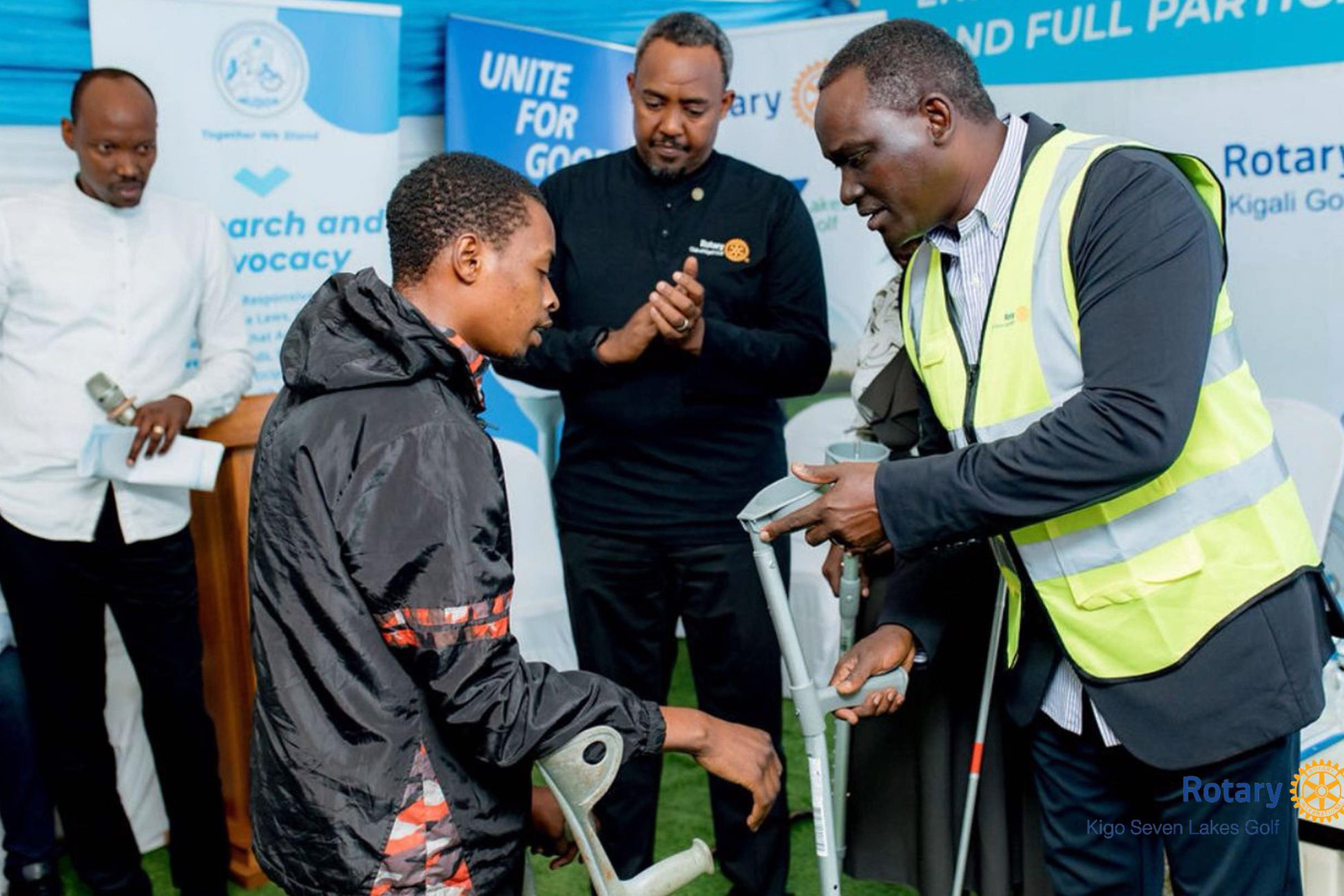 Rotary Clubs of Kigo Seven Lakes Golf and Kigali Golf Partner to Support Persons with Disabilities