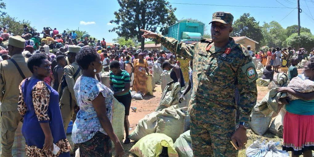 UPDF Distributes Seized Charcoal to Vulnerable Lira Households