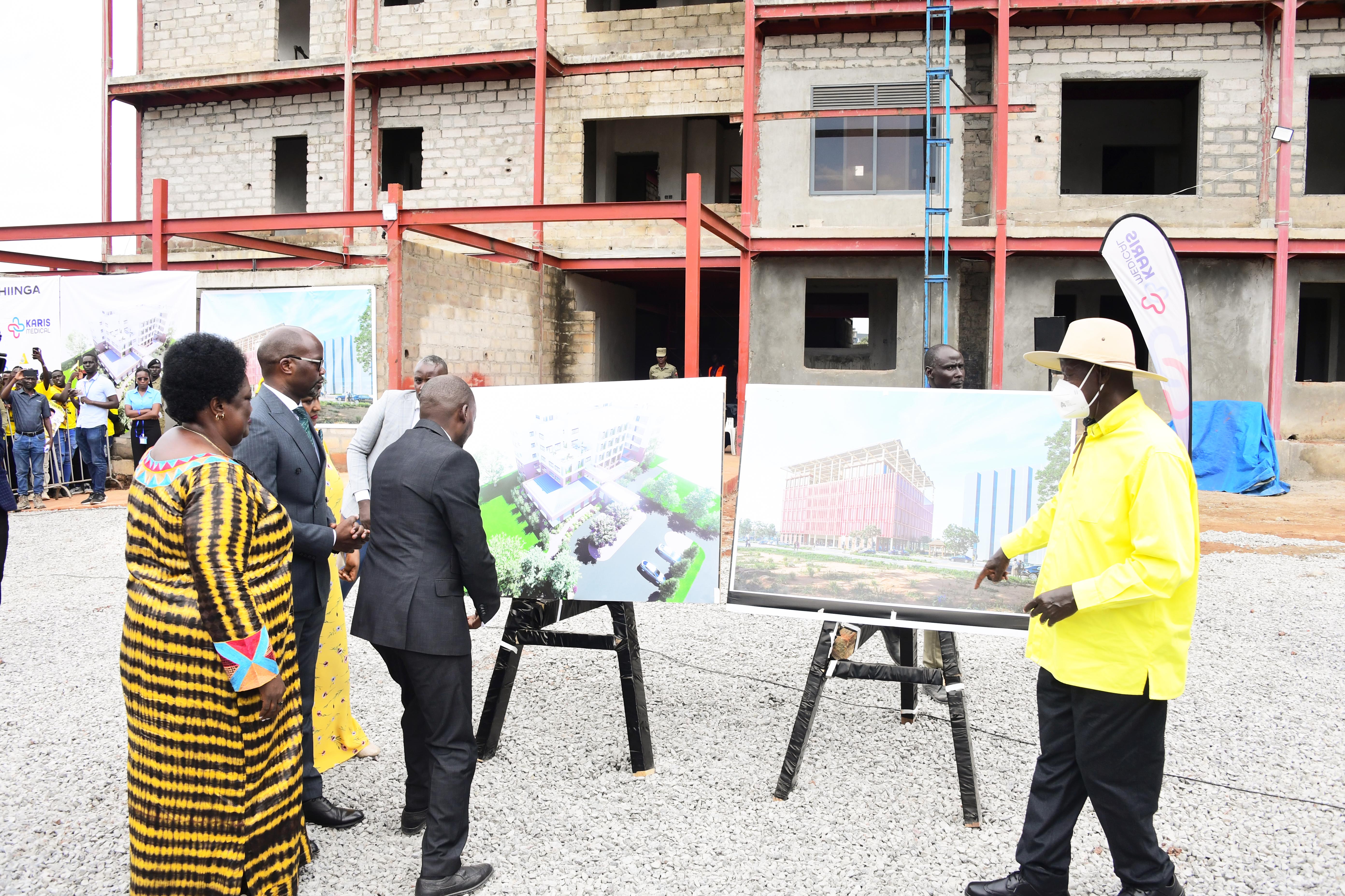 Museveni Commissions Construction of Hiinga Karis Medical Hospital, Karis Nursing University