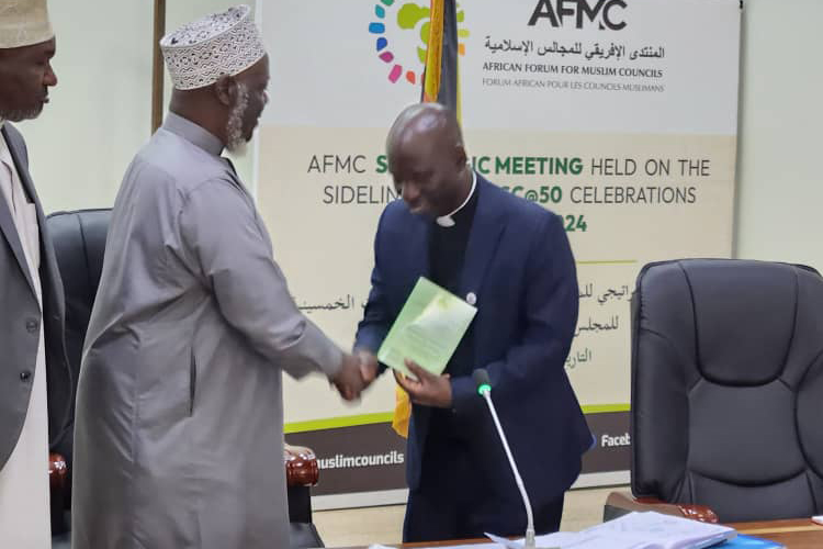 Mubaje Hosts Bishop-Elect of Busoga Diocese, Calls for Continued Interfaith Cooperation