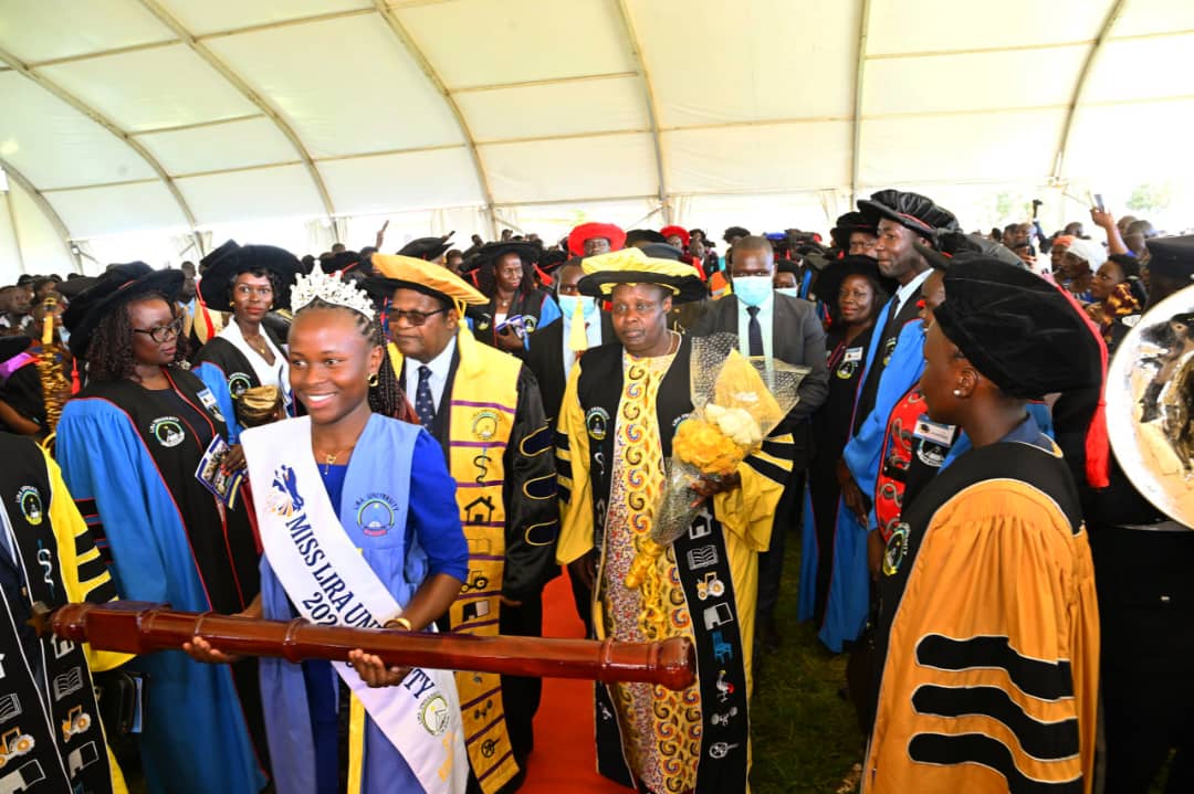VP Alupo Urges Graduates to Embrace Skills for Private Sector Jobs at Lira University’s 7th Graduation