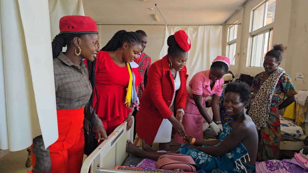 NUP Leaders Visit Mubende Hospital, Ask Patients to Vote for Their Candidates