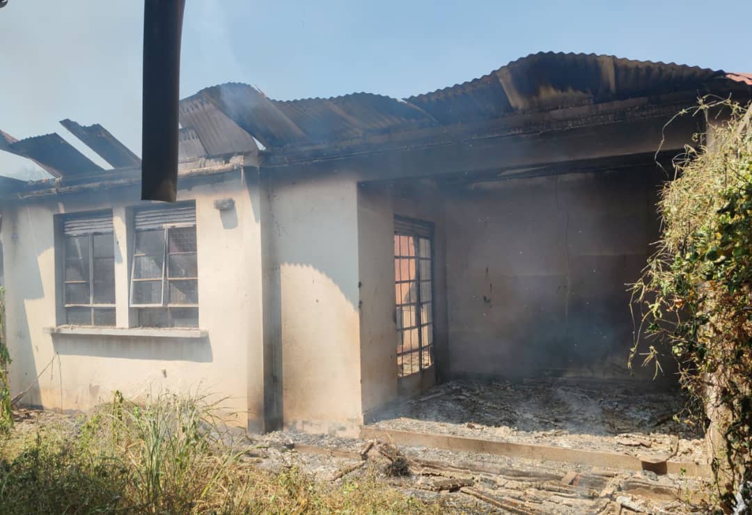 Midday Fire Scorches Staff Quarters at Adjumani Farm Institute