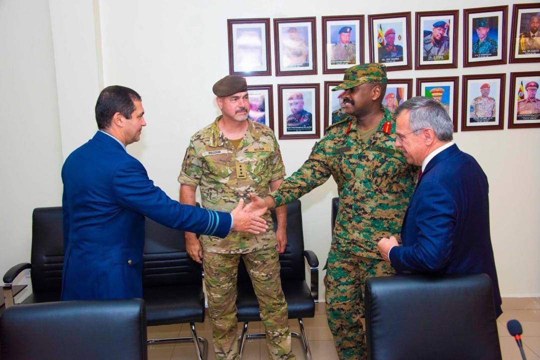 Gen Muhoozi Meets Belgian Ambassador to Deepen Defence and Security Cooperation